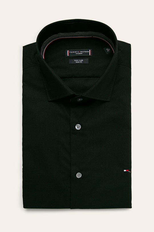 Tommy Hilfiger Tailored - Koszula bawełna czarny TT0TT06391