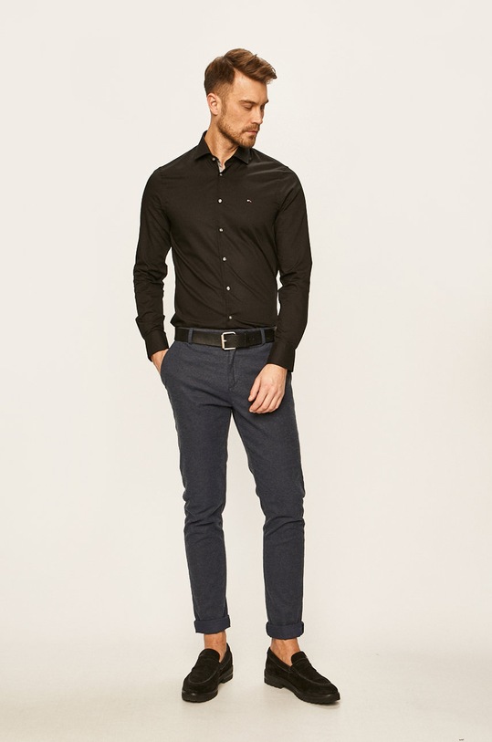 Tommy Hilfiger Tailored - Koszula czarny TT0TT06391