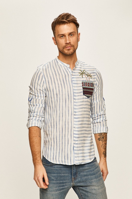 Desigual - Košeľa regular biela 20SMCW02