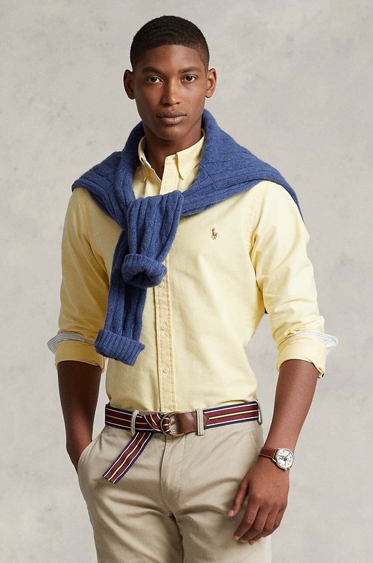 Polo Ralph Lauren - Πουκάμισο slim κίτρινο 710792161004