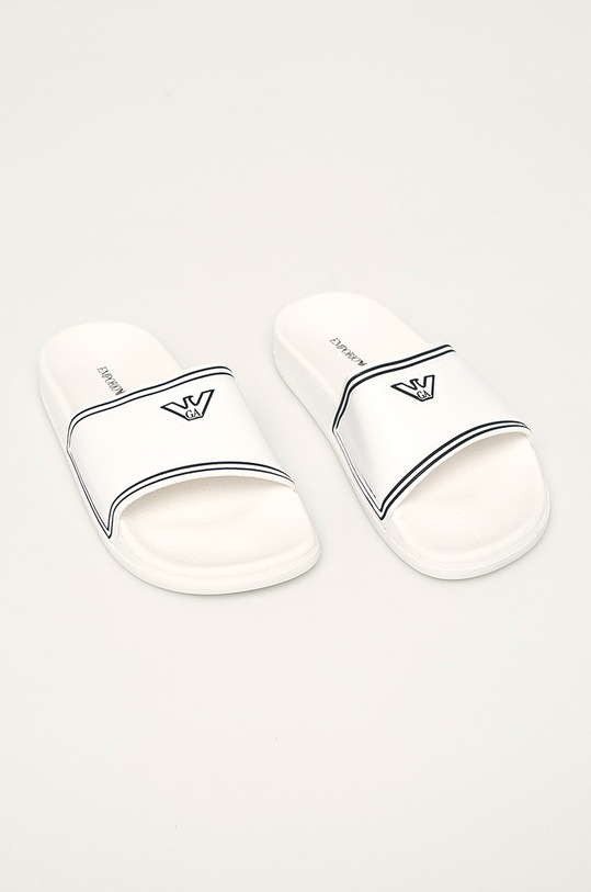 Emporio Armani - Papuci X3P706.XD184 alb SS20
