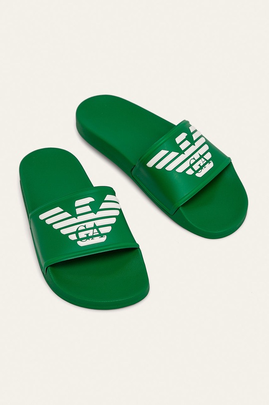 Emporio Armani - Šľapky X4PS01.XL828 zelená SS20