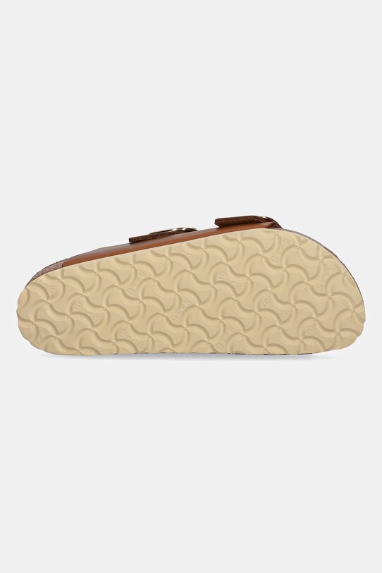 Birkenstock slapi de piele Arizona Big Buckle 1011073 maro