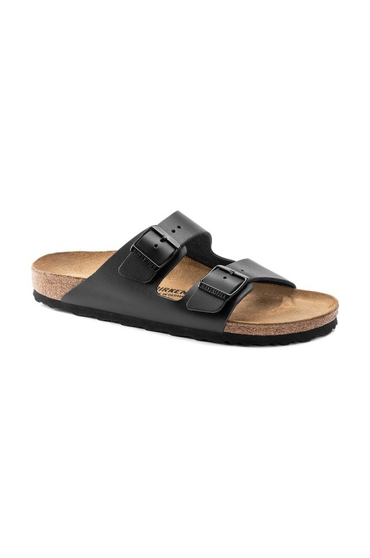 Birkenstock klapki skórzane Arizona NL 51191.D czarny SS20