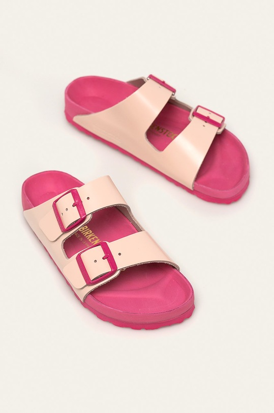 Birkenstock - Kožené pantofle Arizona EXQ 1016456 růžová SS20