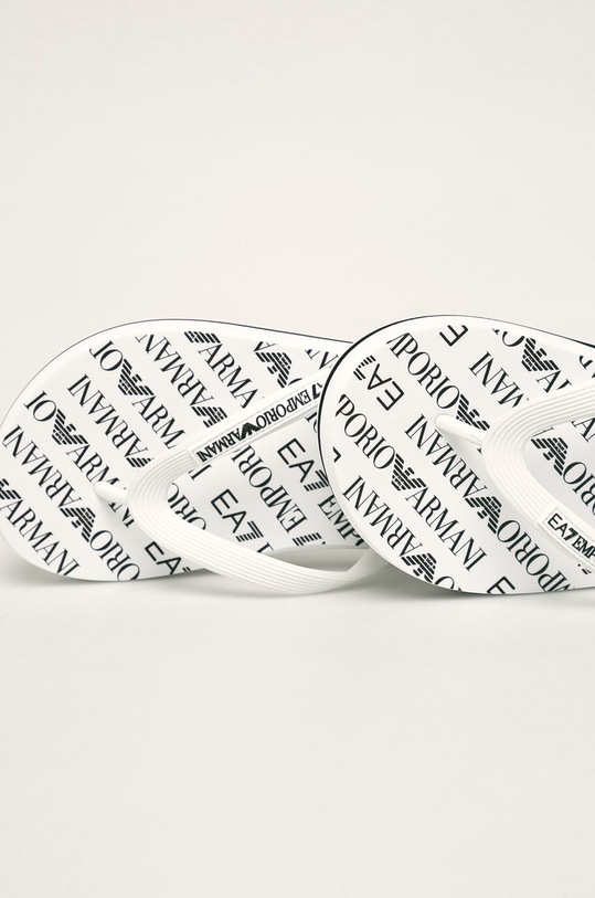 Încălțăminte EA7 Emporio Armani - Slapi XCQ001.XCC07.D alb