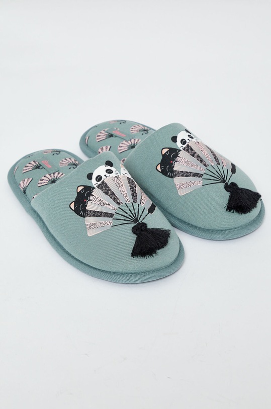 Etam - Papuče Jihan 651550244 zelená SS20