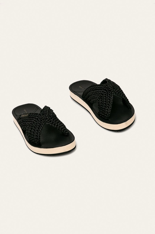 Gant - Klapki Flatville 20569402.G00 20569402.G00 czarny SS20