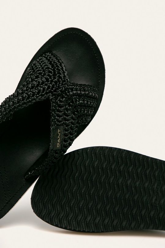 Gant - Klapki Flatville 20569402.G00 czarny 20569402.G00