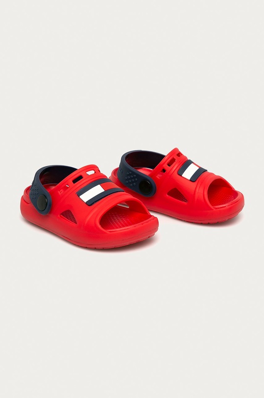 Tommy Hilfiger - Klapki dziecięce T3X2.30744.22.27 różowy SS20