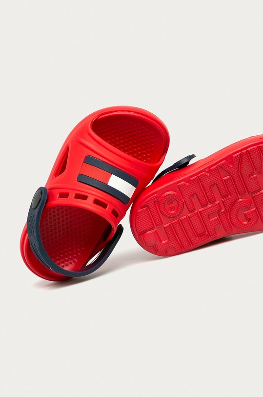 Tommy Hilfiger - Klapki dziecięce różowy T3X2.30744.22.27