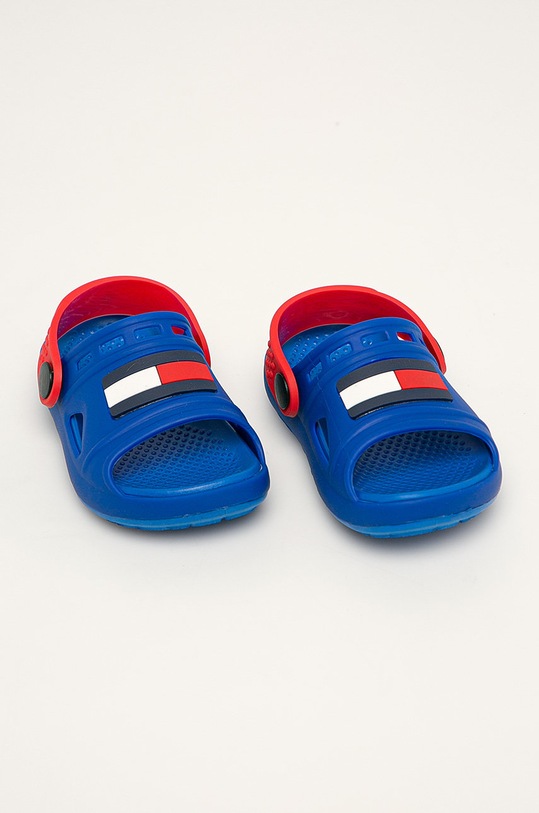 Tommy Hilfiger - Klapki dziecięce T3X2.30744.22.27 niebieski SS20