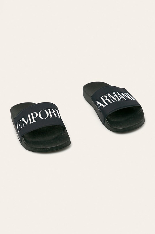 Emporio Armani - Šľapky X4P103.XL792 tmavomodrá AW20