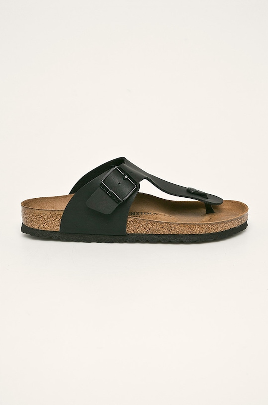Джапанки Birkenstock изкуствена кожа черен 44791