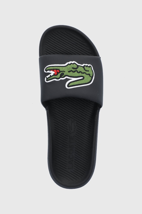 Lacoste Klapki Croco 738CMA00731B4 czarny 738CMA00731B4