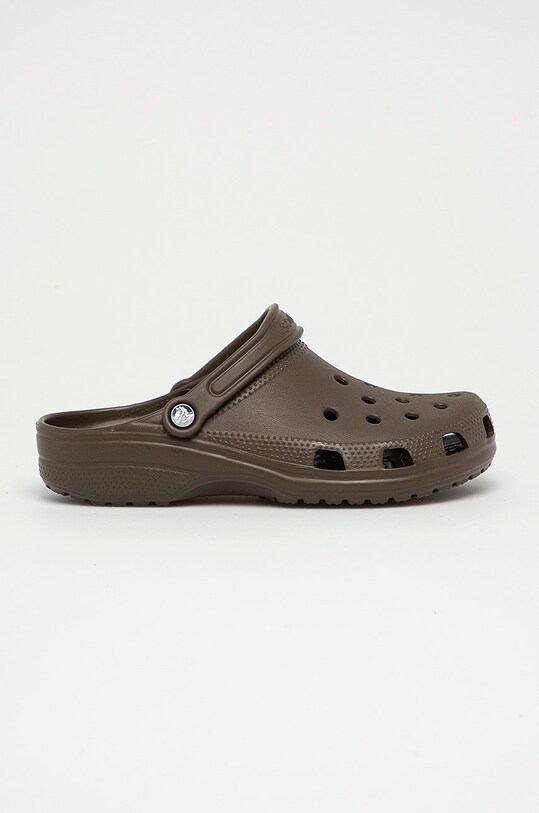 Crocs klapki Classic brązowy CROCS.CLASSIC.10001.M