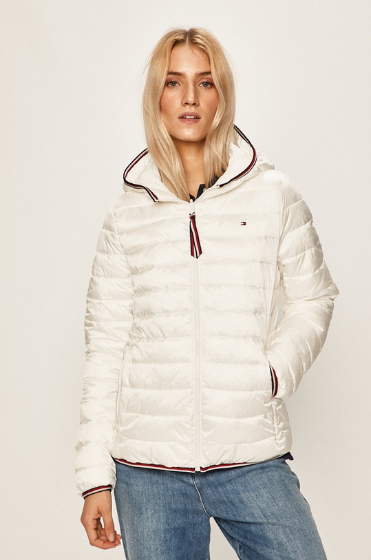 Tommy Hilfiger - geacă reversibilă cu captuseala alb WW0WW26771