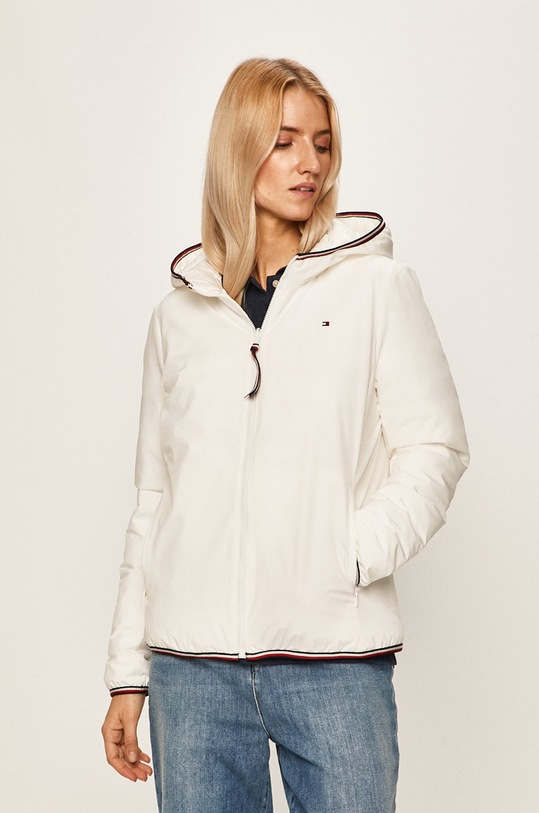 Tommy Hilfiger - geacă reversibilă WW0WW26771 alb SS20