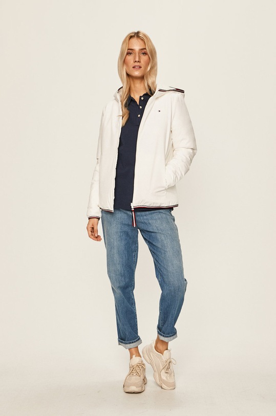 Îmbrăcăminte Tommy Hilfiger - geacă reversibilă WW0WW26771 alb