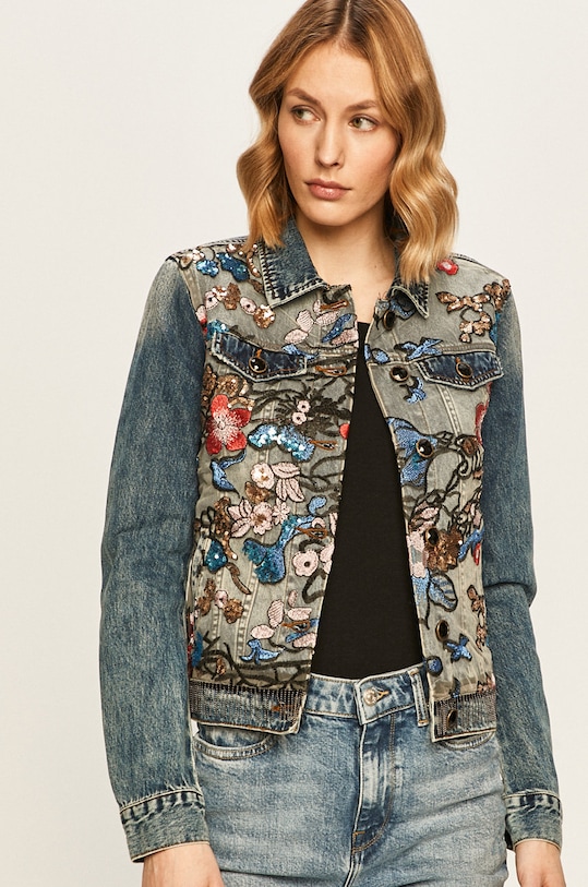 Desigual - Дънково яке без качулка син 20SWED32