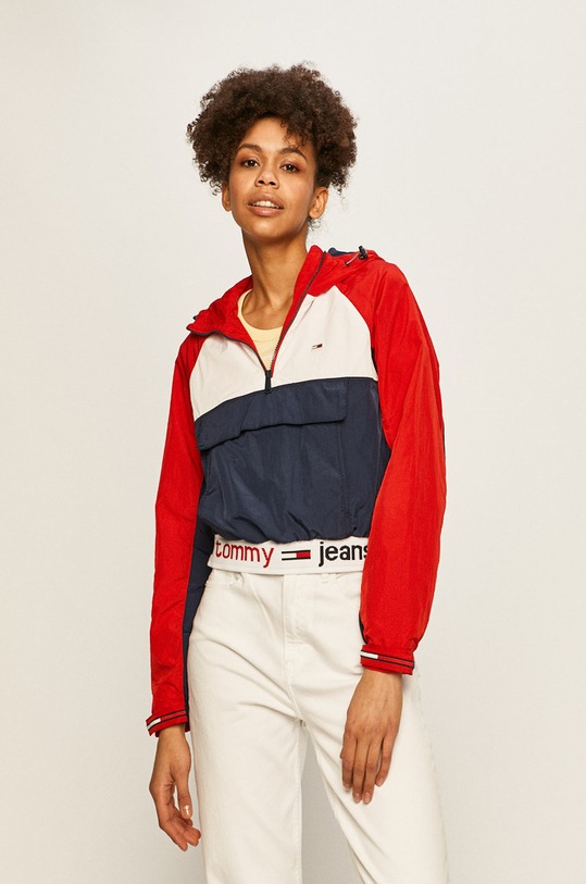 Tommy Jeans - Bunda prechodné červená DW0DW08026
