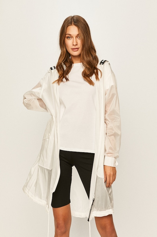 Karl Lagerfeld - Kabát nezateplené bílá 201W1507