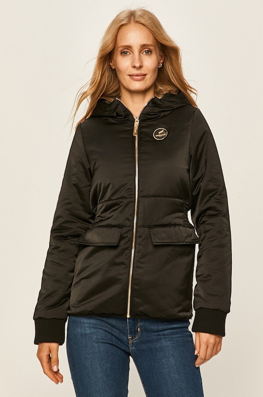 Roberto Cavalli Sport - Geaca cu captuseala negru KYY12J.RD041