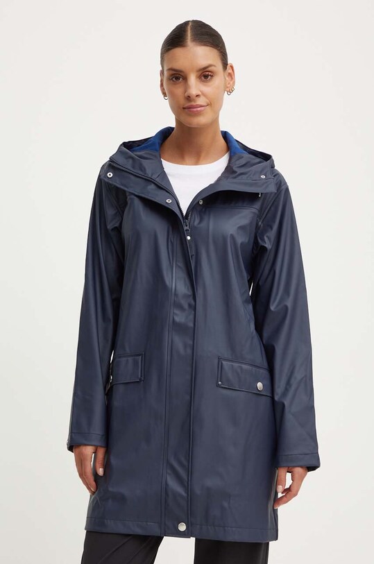 Helly Hansen geaca de ploaie Moss cu captuseala bleumarin 53251