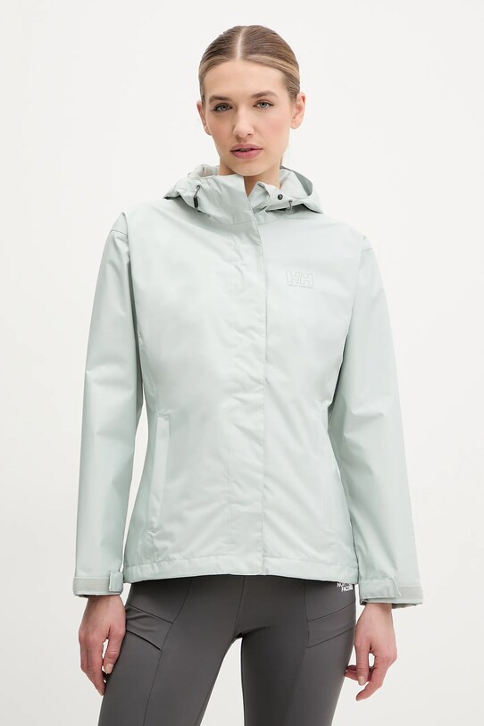Helly Hansen geacă de ploaie Seven cu captuseala verde 62066