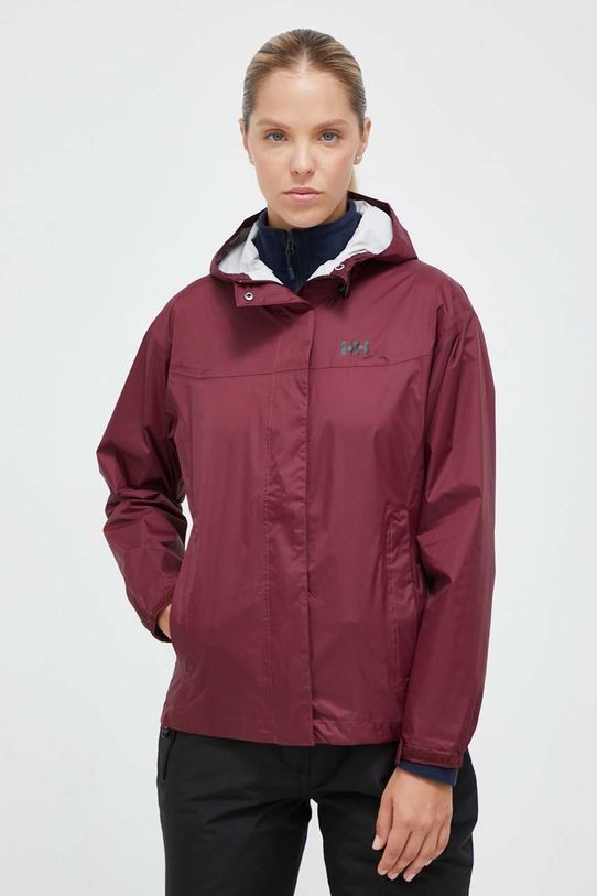 Turistická bunda Helly Hansen LOKE burgundské 62282