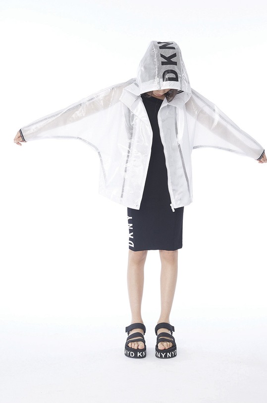 Dkny - Geaca copii 152-158 cm necaptusit alb D36618.152.158