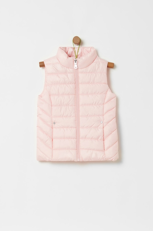OVS - Detská vesta 104-140 cm jemné zateplenie ružová 778208