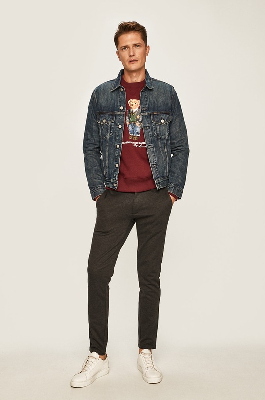 Polo Ralph Lauren - Rifľová bunda 710673235001 modrá SS21
