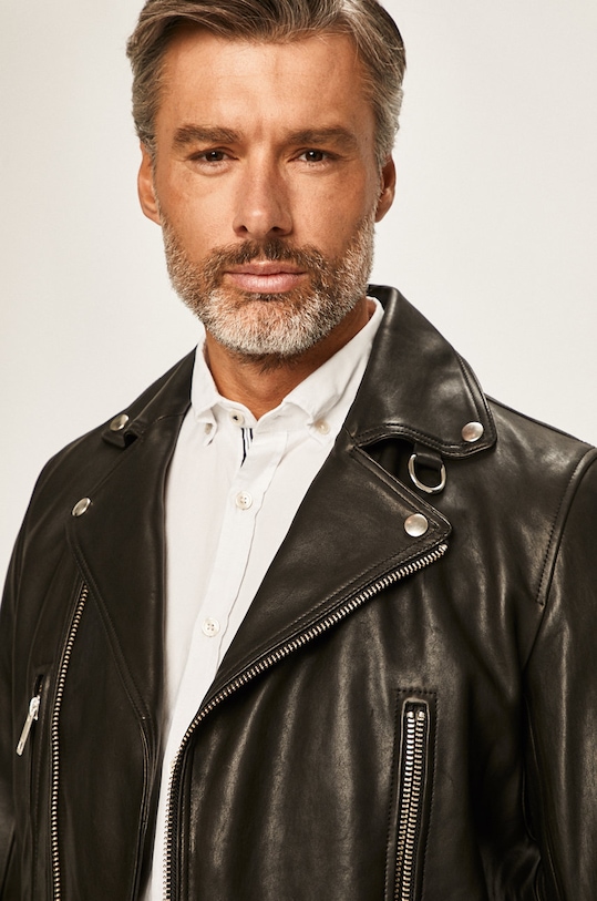 Diesel - Bőrdzseki fekete 00SW5D.0KAUV