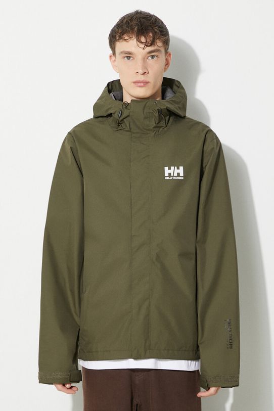 Куртка Helly Hansen SEVEN з капюшоном зелений 62047