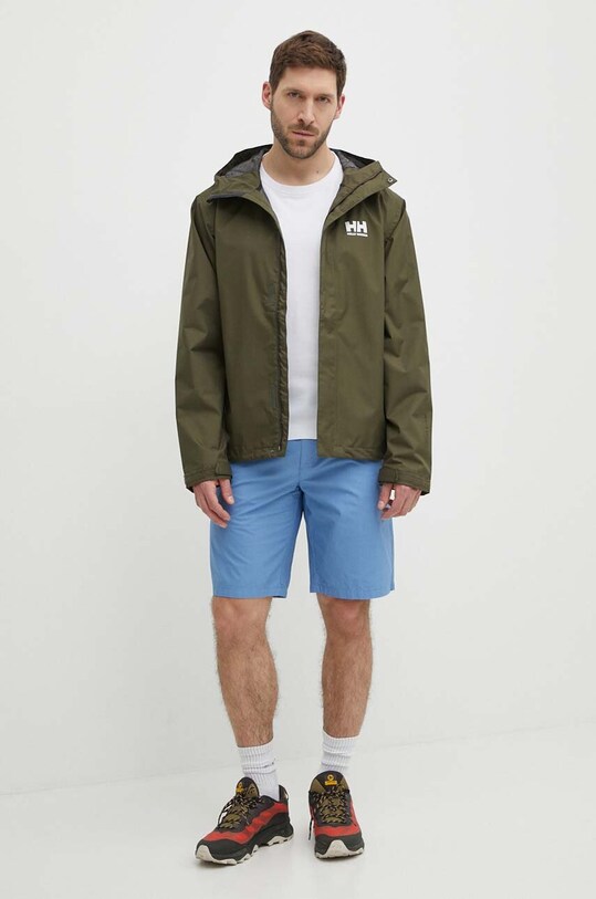 Helly Hansen kurtka SEVEN 62047 zielony SS25