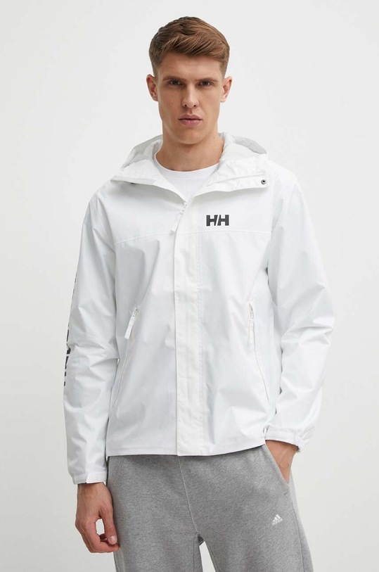 Nepromokavá bunda Helly Hansen Ervik nezateplené bílá 64032