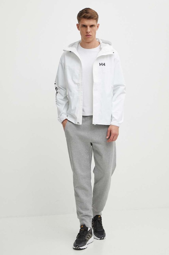 Nepromokavá bunda Helly Hansen Ervik 64032 bílá SS25