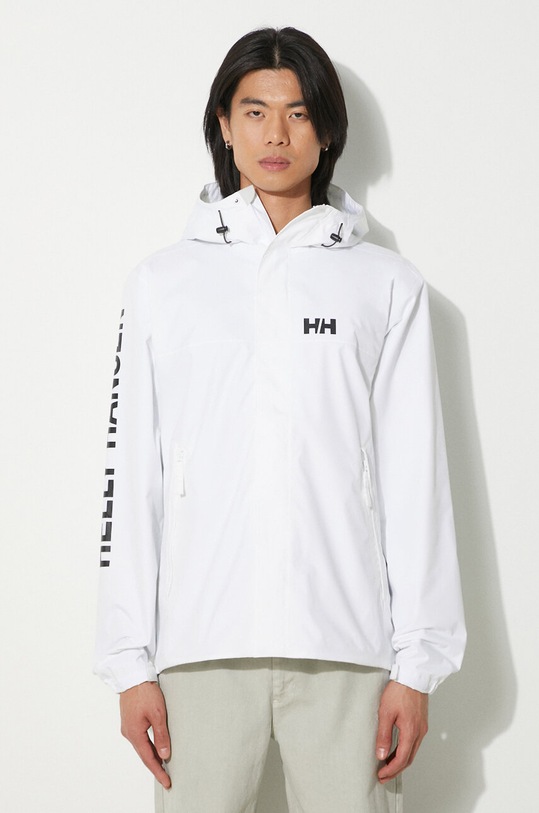 Clothing Helly Hansen rain jacket Ervik 64032 white