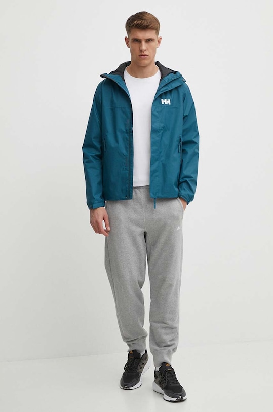 Helly Hansen geaca de ploaie Ervik 64032 turcoaz SS25