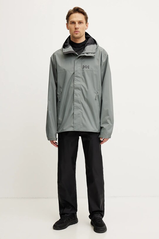 Helly Hansen giacca impermeabile Ervik 64032 verde SS25