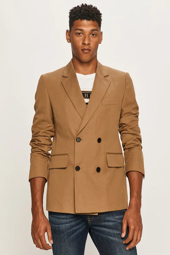 Lacoste - Marynarka VH4701 beżowy VH4701