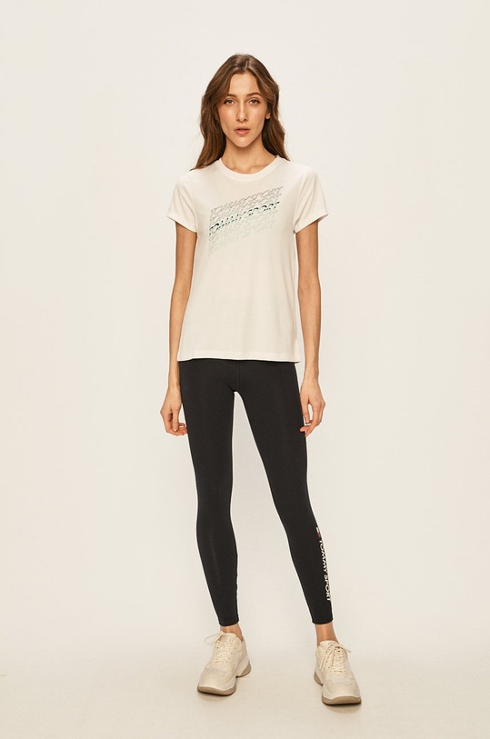 Tommy Sport - Colanti S10S100448 negru AW20