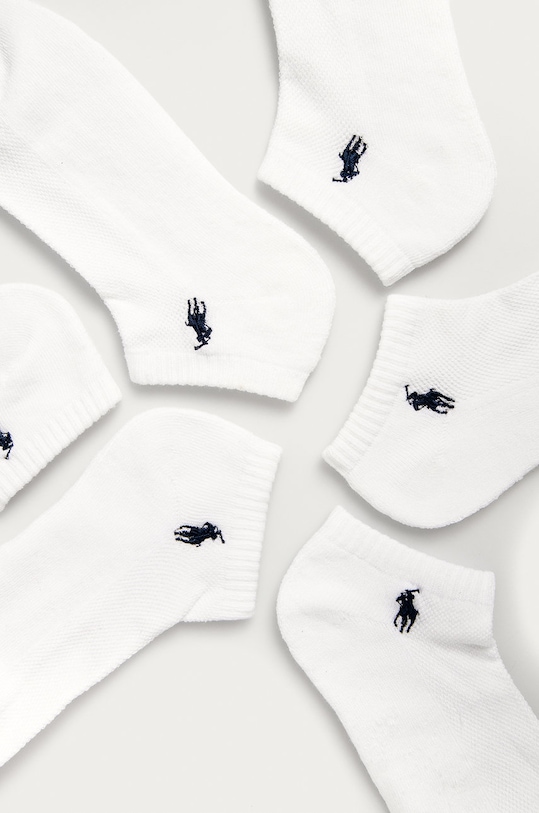 Polo Ralph Lauren - Шкарпетки (6-pack) 455747502003 білий SS21