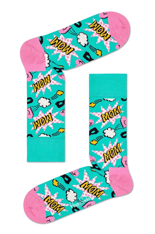 Happy Socks - Sosete Mothers Day (3-pack) XMOT08.4300 verde SS20