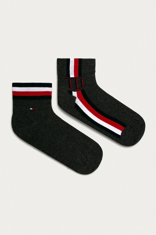 Tommy Hilfiger - Skarpety (2-pack) szary 320203001