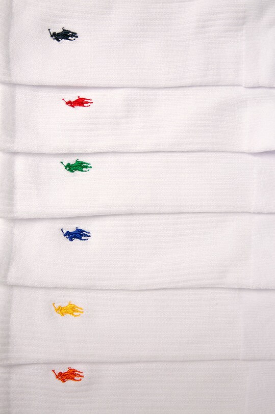 Polo Ralph Lauren - Skarpetki (6-pack) 449799740002 biały 449799740002