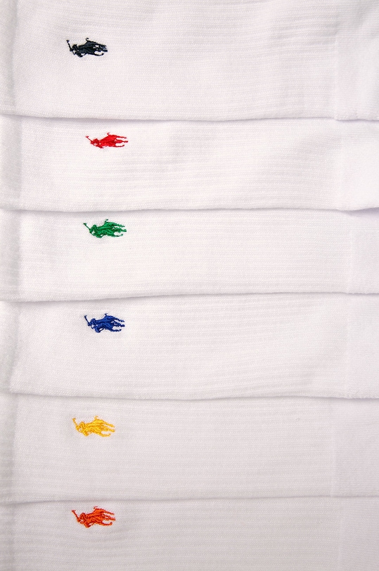 Polo Ralph Lauren - Ponožky (6-pack) bílá 449799740002