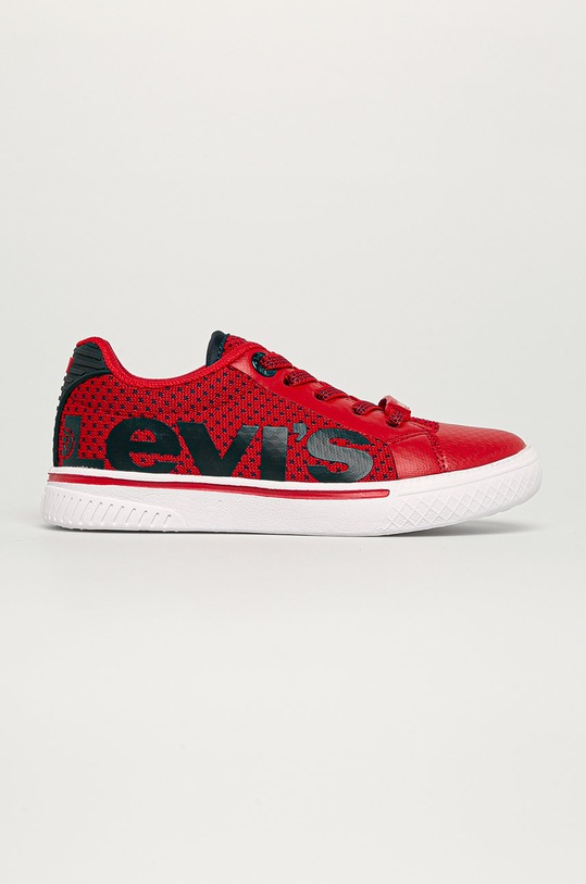 Levi's - Detské topánky imitácia kože červená VFUT0040T