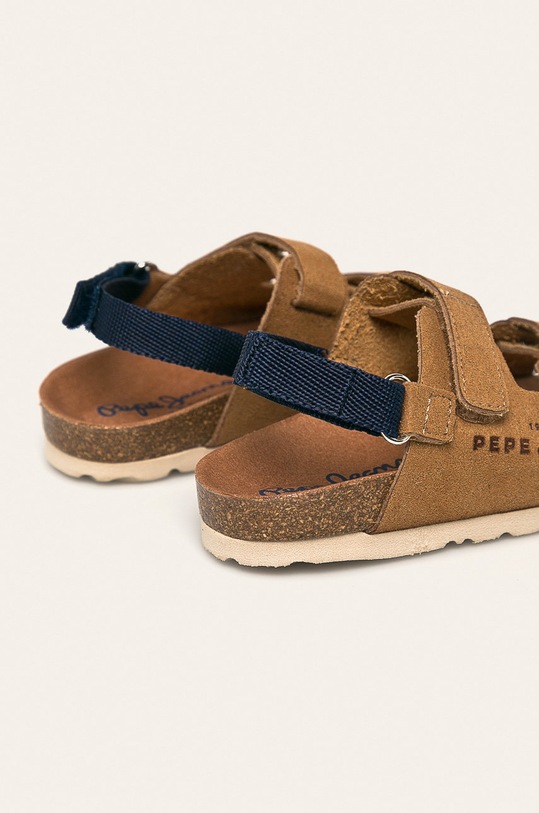 Chlapec Pepe Jeans - Detské sandále Bio Velcro PBS90039 hnedá
